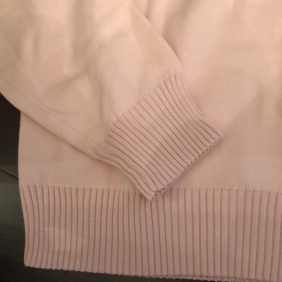 BNWT Lacoste Baby Pink V Neck Sweater - Picture 7 of 10